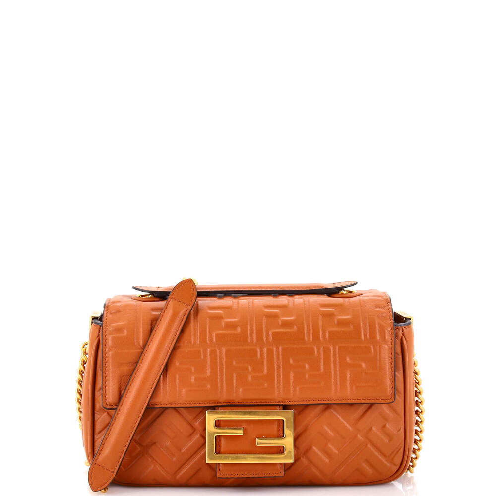 Fendi Small Midi Baguette Chain Bag